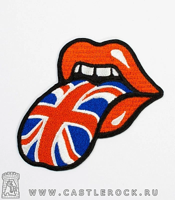 нашивка термо rolling stones (вышивка)