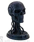 статуэтка череп терминатора (3d печать, черная)