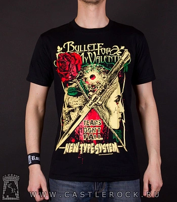 футболка bullet for my valentine "tears don't fall" nts
