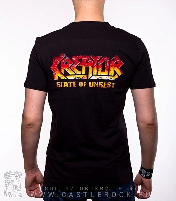 футболка kreator "state of unrest"