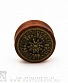 Плаг Дерево с Вставкой Солнечные Часы 28 мм