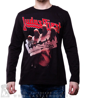 футболка judas priest "british steel" д/р