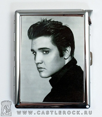 портсигар elvis presley (ч/б)