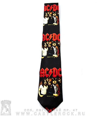 галстук ac/dc "highway to hell"