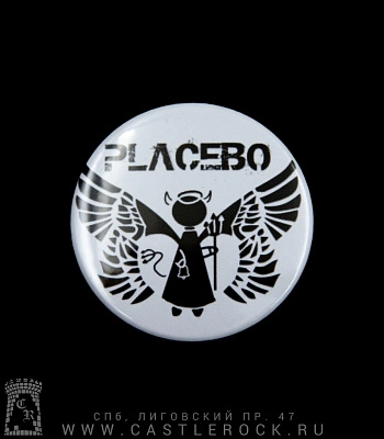 значок placebo (лого, белый)