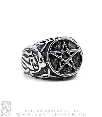 кольцо пентаграмма и вороны