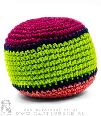 сокс полосатый (розовый, черный, салатовый, пластиковые гранулы)