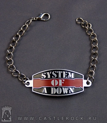 браслет на цепочке system of a down