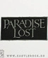 нашивка paradise lost (надпись серая)