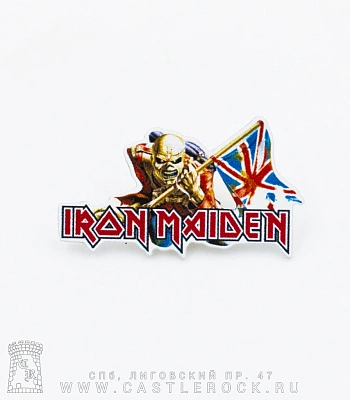 значок цанга iron maiden "the trooper"