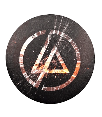 наклейка виниловая linkin park (лого, круглая, средняя)