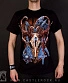 футболка череп оленя