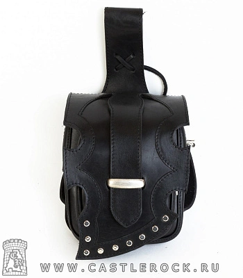 сумка на бедро кинжал (прострочка черная)
