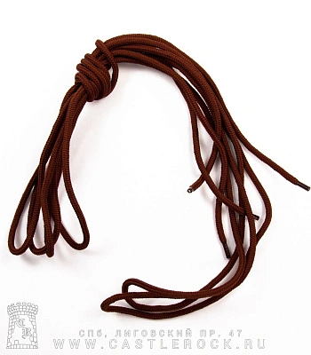 шнурки коричневые (круглое сечение)