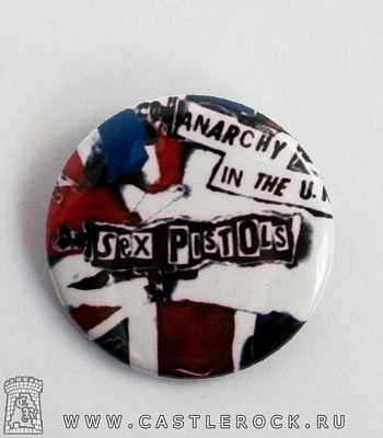значок sex pistols "anarchy in the u.k." (большой)