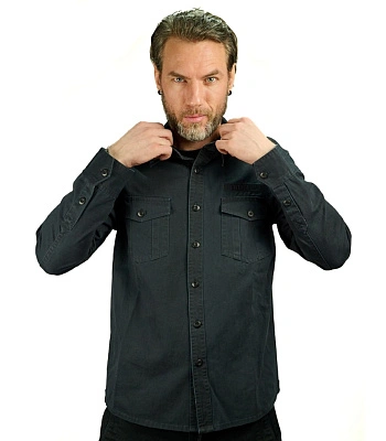 куртка-рубашка милитари foersverd "armer" (серая)