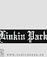 напульсник на резинке linkin park (белая надпись)