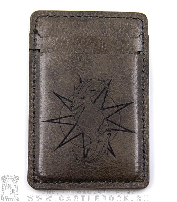 кардхолдер с гравировкой slipknot (ручная работа)