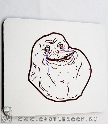 коврик для мыши forever alone