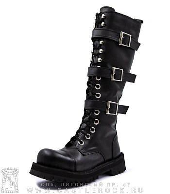 ботинки woofer 16 бл. ремни. искусственный мех