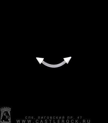 Микробанан Биофлекс с Акриловыми Шипами (белый) 1,2 х 8 х 3/3