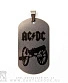 жетон с гравировкой ac/dc (пушка)