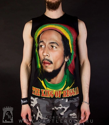 майка bob marley "the king of reggae"