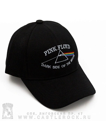 бейсболка pink floyd "the dark side of the moon" (шесть клиньев, вышивка)