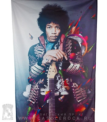 постер тканевый jimi hendrix