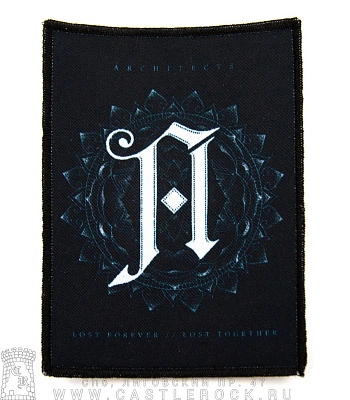 нашивка architects "lost forever//lost together"