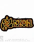 нашивка saxon (лого желтое, вышивка)