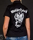 рубашка женская с коротким рукавом motorhead (2 молнии)