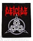 нашивка deicide "once upon the cross" (вышивка)