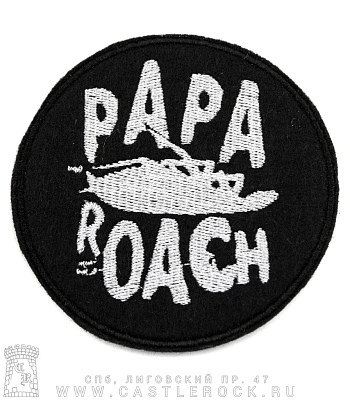 нашивка papa roach (вышивка)