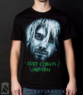 футболка nirvana kurt cobain 1967-1994 (принт большой)