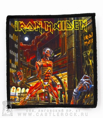 нашивка iron maiden "somewhere in time"