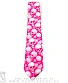 галстук черепа (россыпь, розовый)