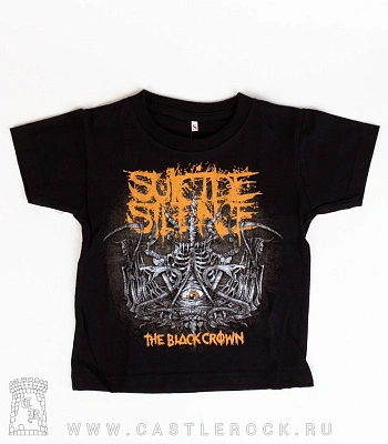 футболка детская suicide silence "the black crown"
