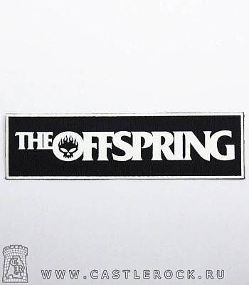 нашивка offspring (надпись белая)