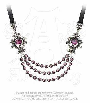 подвес alchemy gothic (алхимия готик) p704 the palatine pearls of the underworld