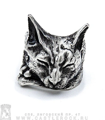 кольцо кот спящий (разъемное)