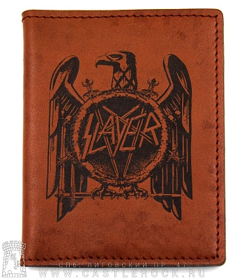 обложка для автодокументов slayer (орел, ручная работа)