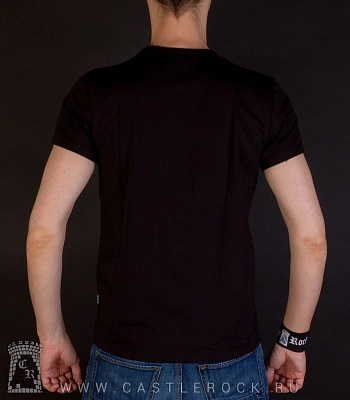 футболка девушка с вороном (светится)