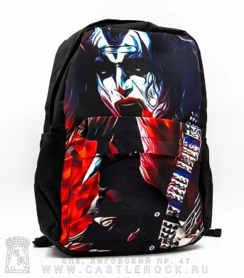 рюкзак принт kiss gene simmons