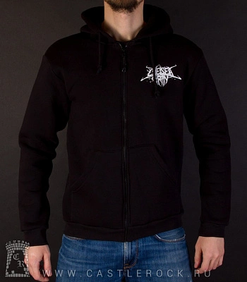 балахон на молнии chelsea grin (череп в розах)