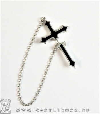 серьга alchemy gothic (алхимия готик) e280 impalare cross