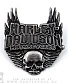 значок цанга harley-davidson (череп крылатый)