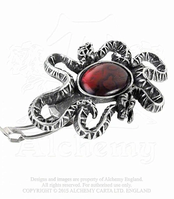 заколка alchemy gothic (алхимия готик) hh8 serpents eye
