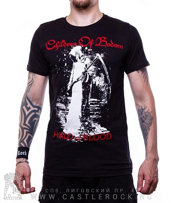 футболка children of bodom "halo of blood"