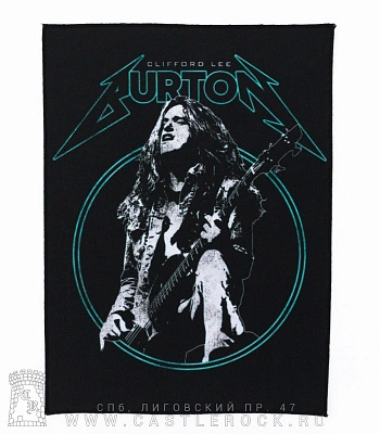 нашивка на спину metallica clifford lee burton